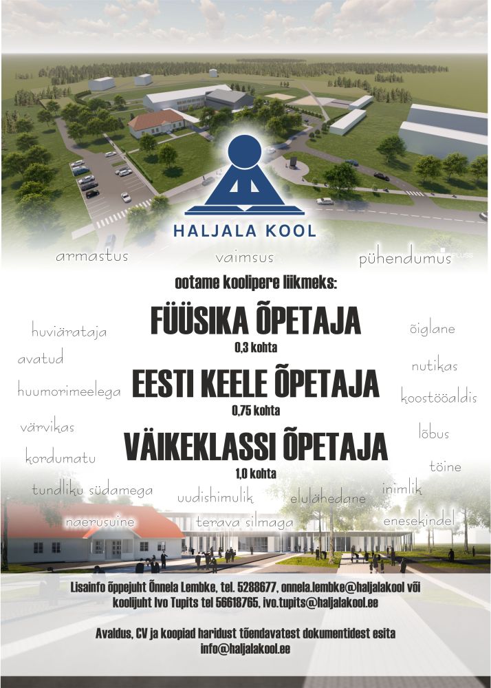 otsime opetajat mai 2023 vol2